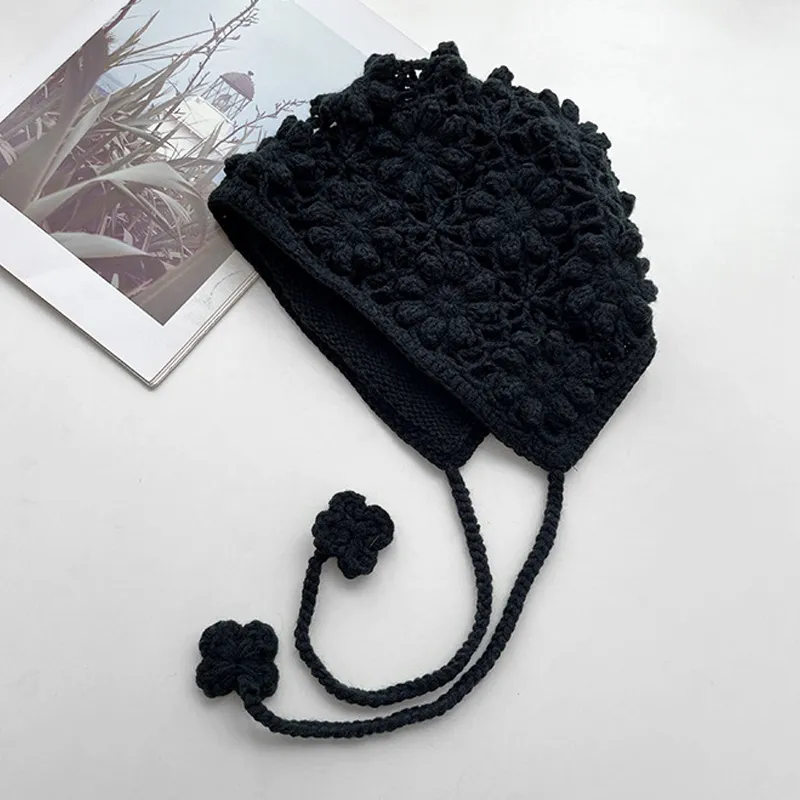 MUSTKOO Yarn Knitted Hat Women's-1