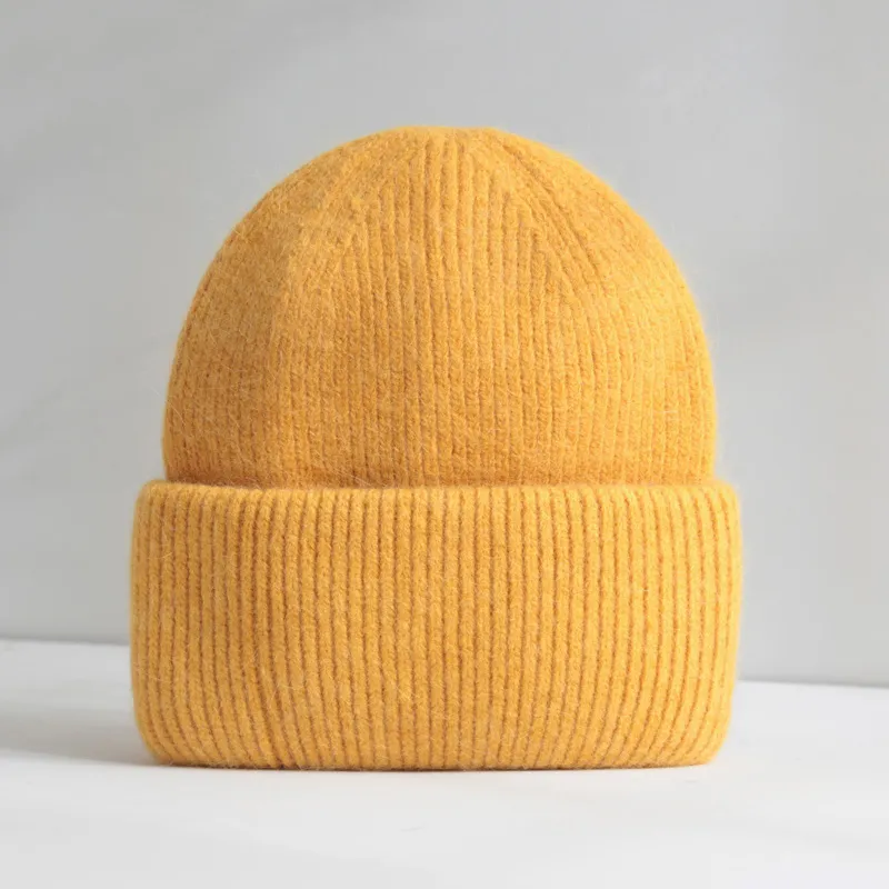 MUSTKOO Rabbit Fur Blend Beanie Unisex-5