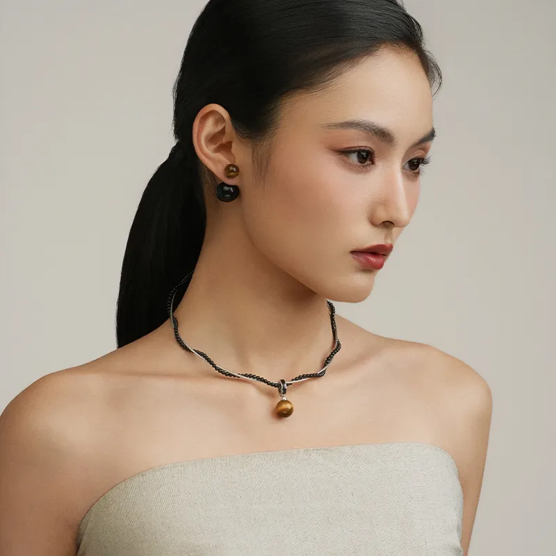 MACE MAVA Agate Necklaces Women's-5