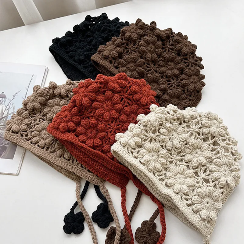 MUSTKOO Yarn Knitted Hat Women's-8