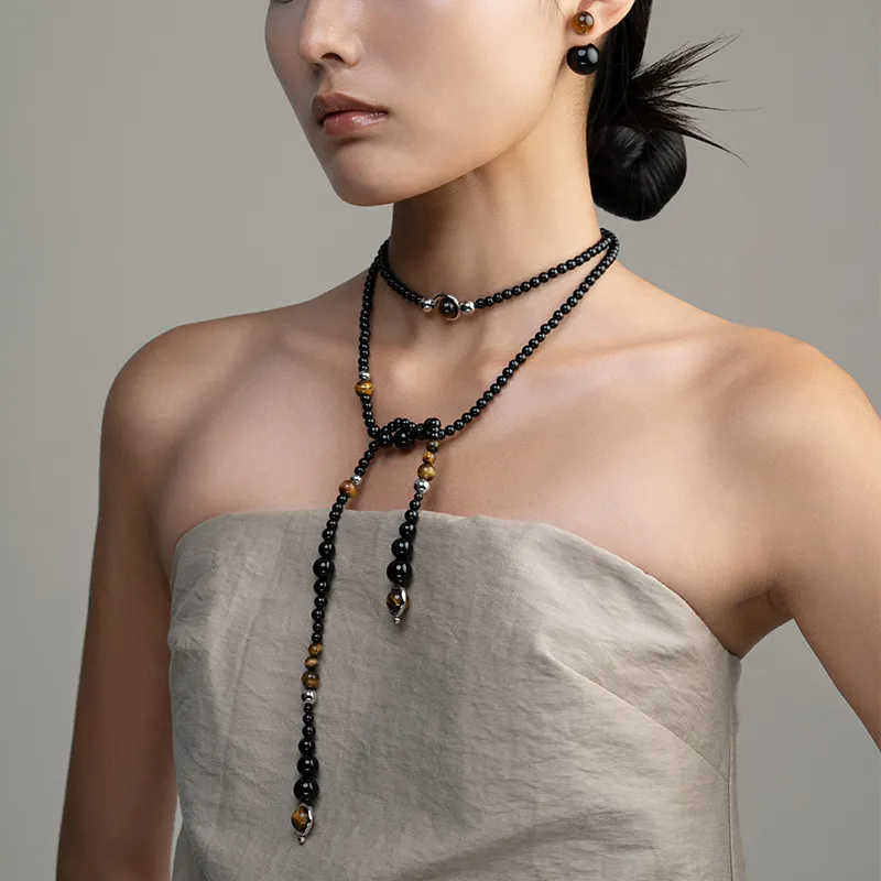 MACE MAVA Agate Necklaces Women's-2