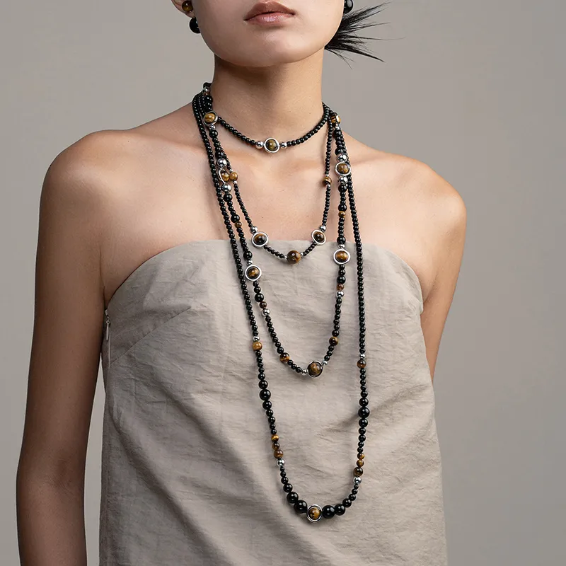 MACE MAVA Agate Necklaces Women's-2