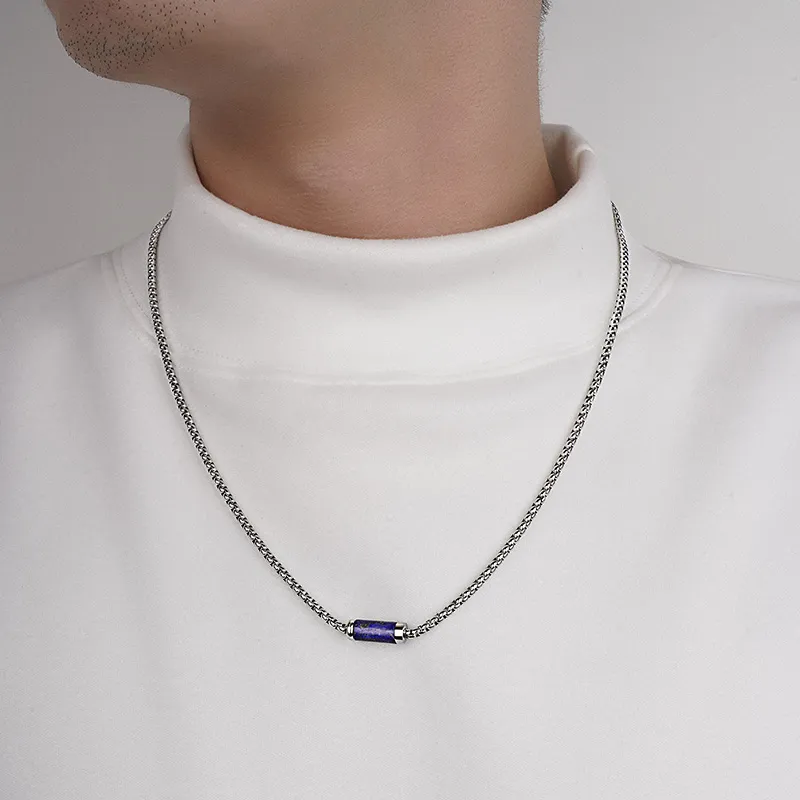MUSTKOO Titanium Steel Necklaces Unisex-1