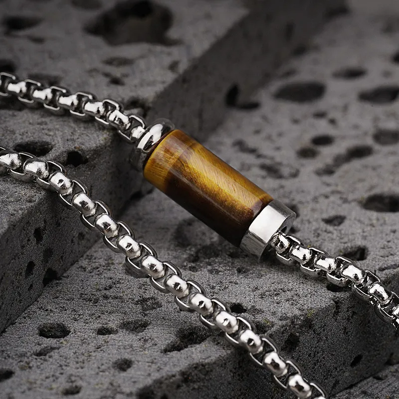 MUSTKOO Titanium Steel Necklaces Unisex-11