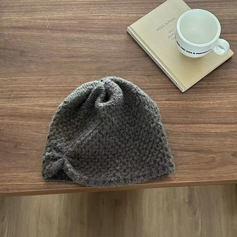 MUSTKOO Acrylic Knitted Hat Women's-2