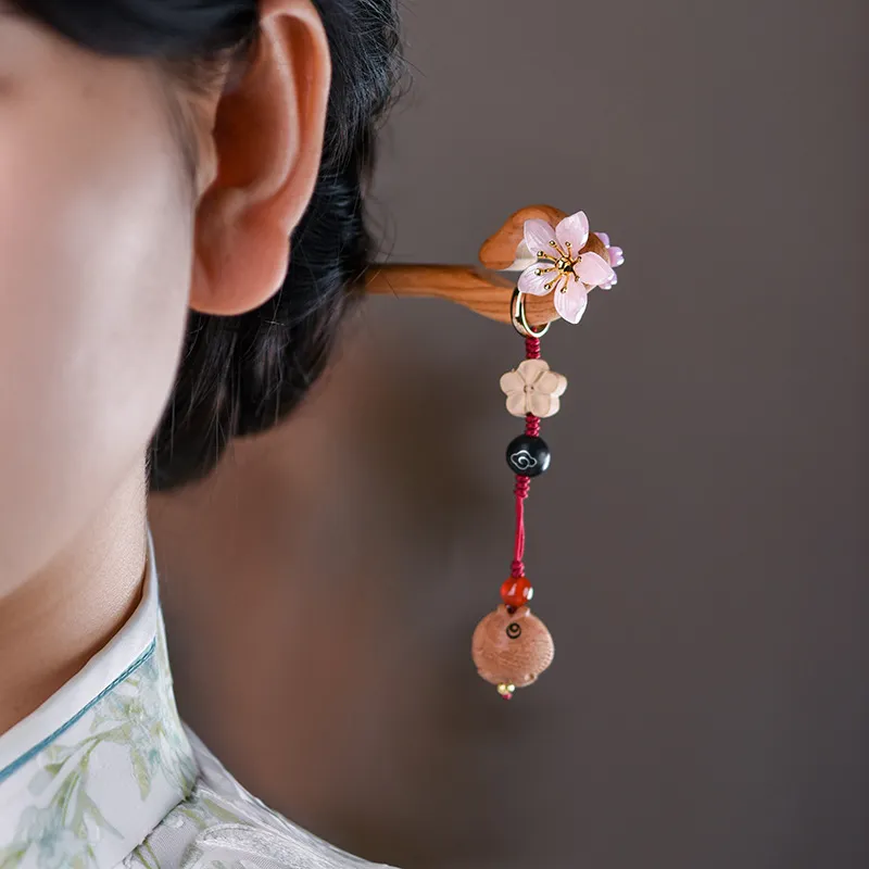 MACE MAVA Peachwood Hairpins Women's-3