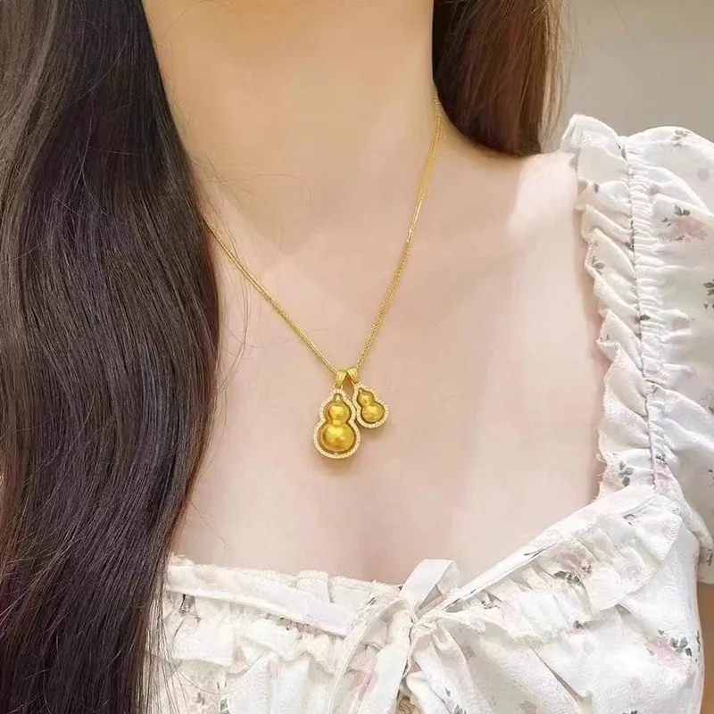 MUSTKOO Gold Plated Copper Necklaces Women's-4