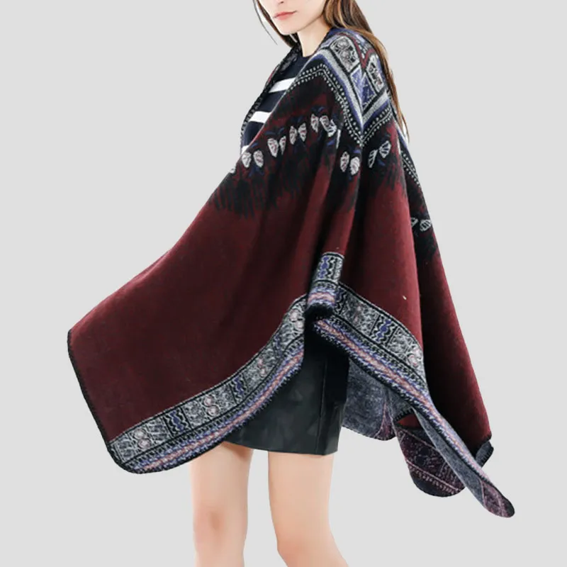 MUSTKOO Faux Cashmere Shawls Women's-1