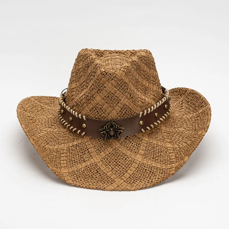 MUSTKOO Straw Woven Sun Protection Hats Unisex-3