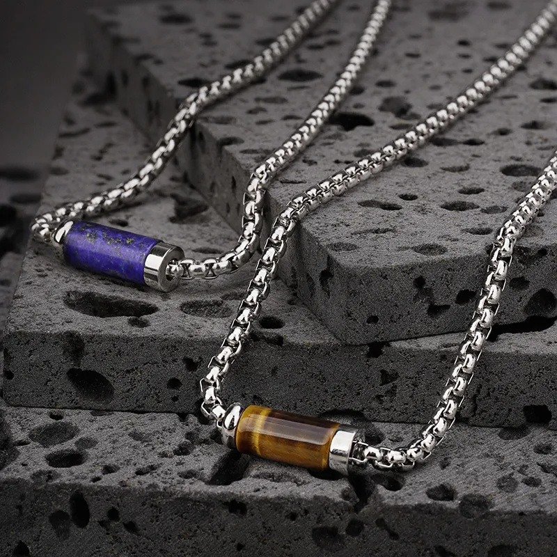 MUSTKOO Titanium Steel Necklaces Unisex-3