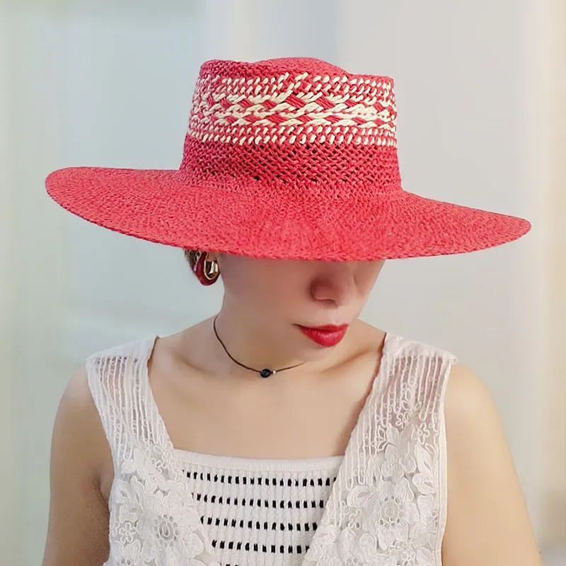 MUSTKOO Straw Woven Sun Protection Hats Unisex-10