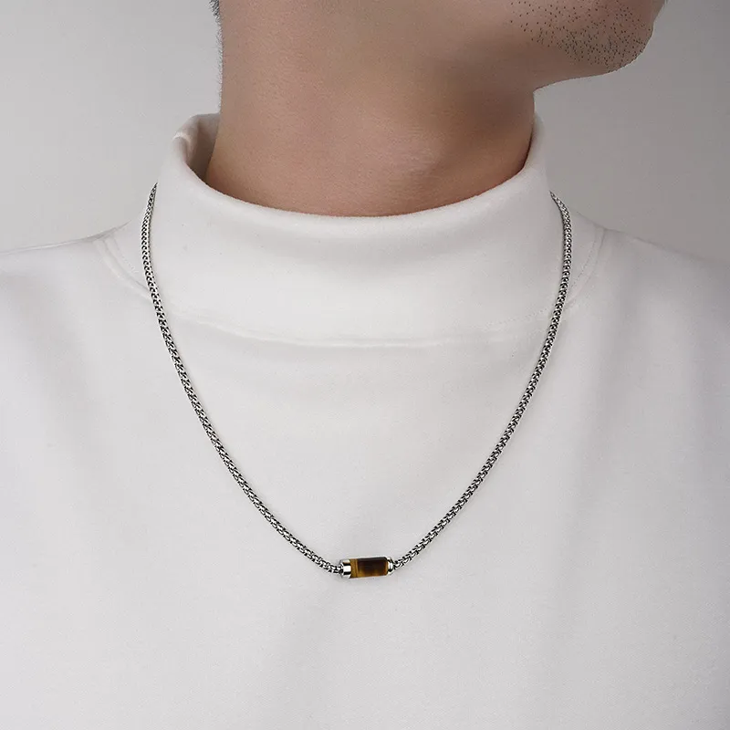 MUSTKOO Titanium Steel Necklaces Unisex-9