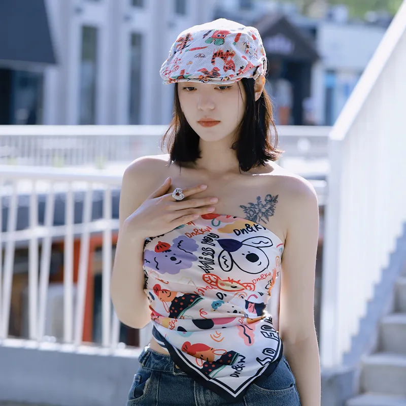 MUSTKOO Silk Scarves Unisex-1