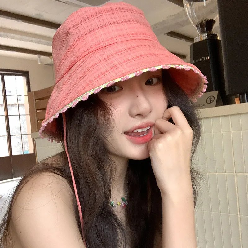 MUSTKOO Polyester Bucket Hats Women's-11