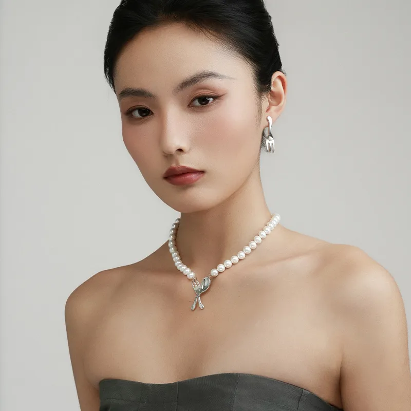 MACE MAVA Shell Pearl Earrings Women's-2