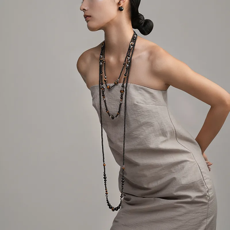 MACE MAVA Agate Necklaces Women's-2