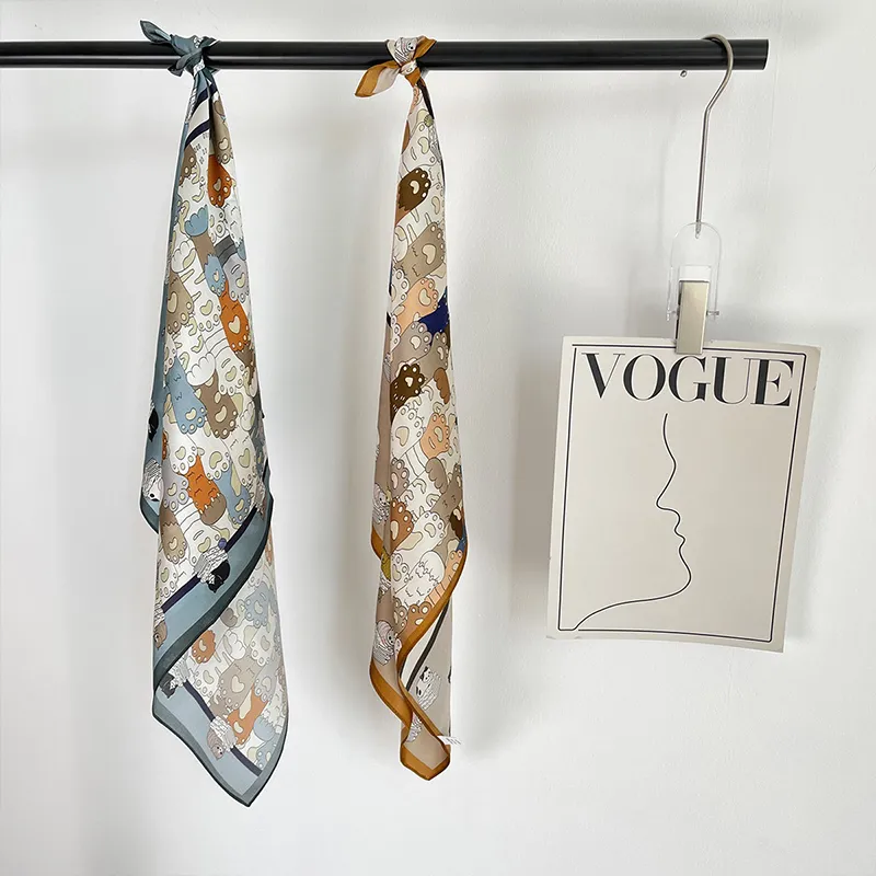 MUSTKOO Silk Scarves Unisex-2