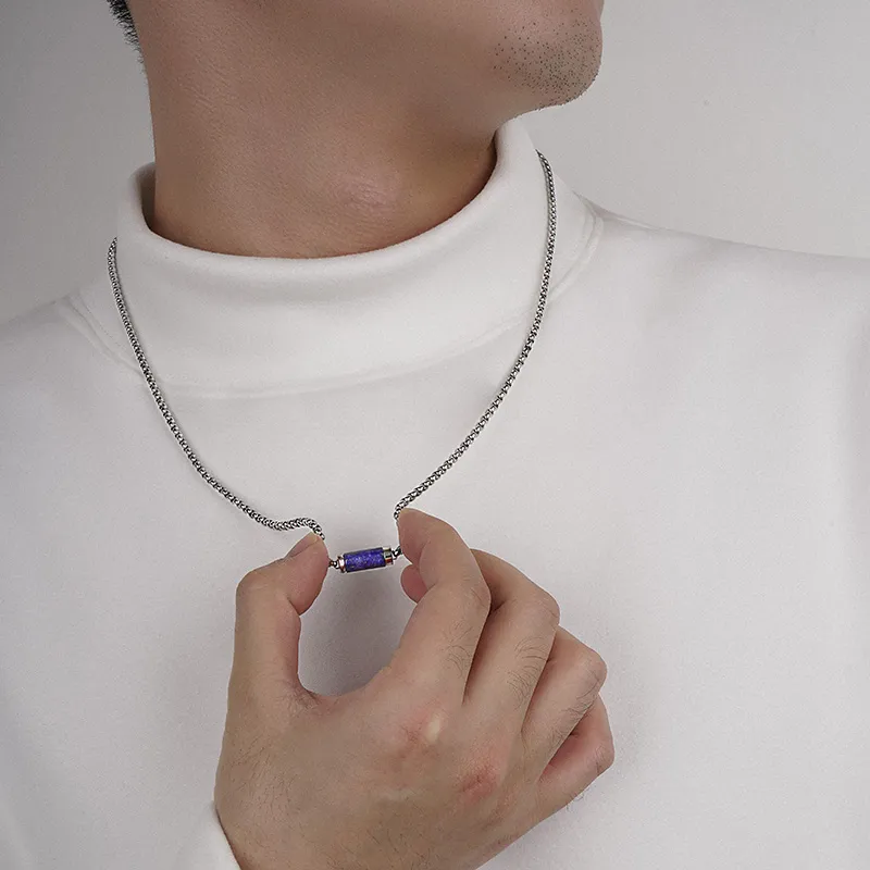 MUSTKOO Titanium Steel Necklaces Unisex-2