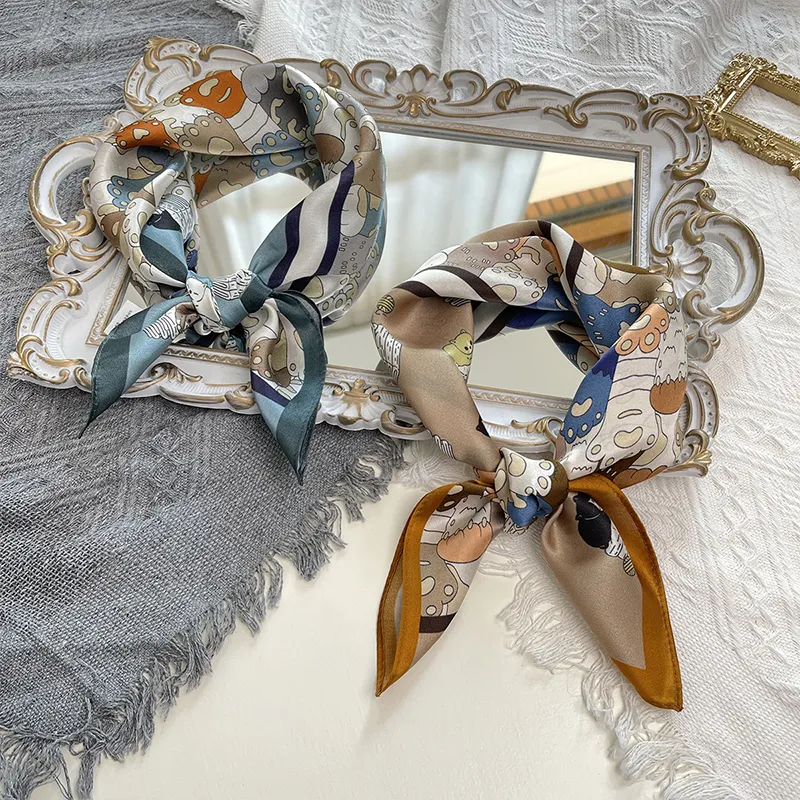 MUSTKOO Silk Scarves Unisex-3