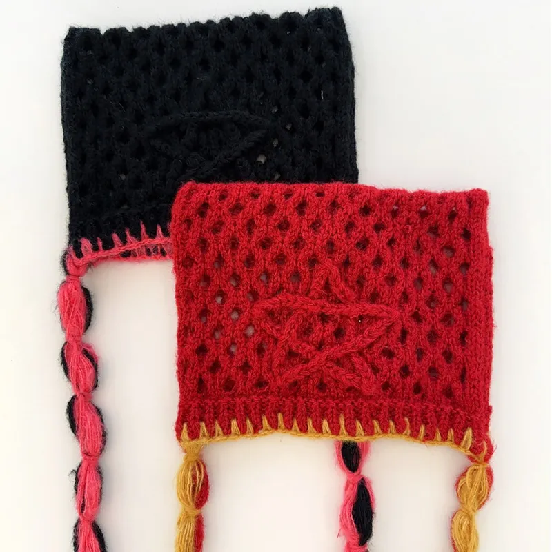 MUSTKOO Knitted Fabric Beanies Women's-7