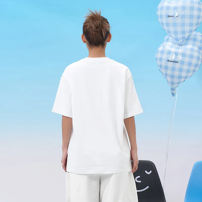 ISaluteU T Shirts Unisex White-6