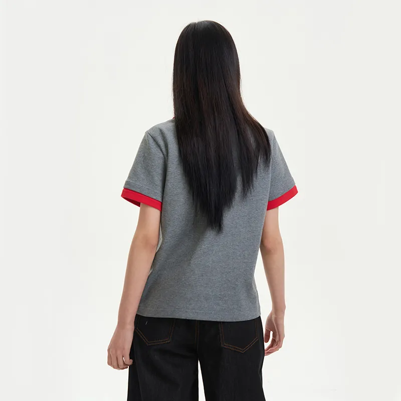 ISaluteU Polo Shirt Unisex Dark Gray-6