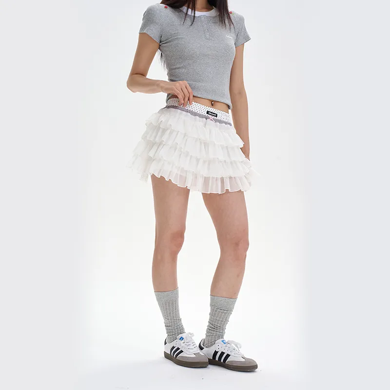 ISaluteU Casual Short Skirts Women's-3