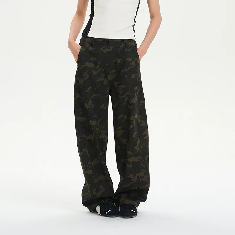 ISaluteU Cargo Pants Unisex Camouflage-2