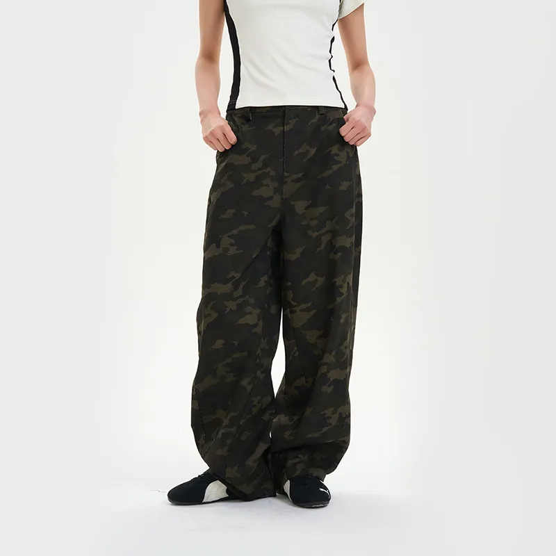 ISaluteU Cargo Pants Unisex Camouflage-3