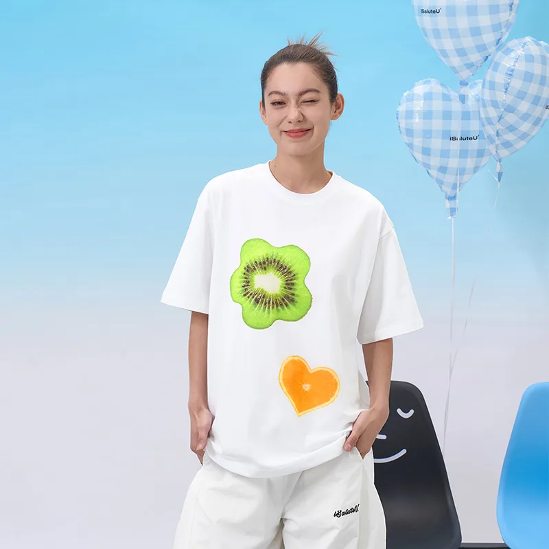 ISaluteU T Shirts Unisex White-3