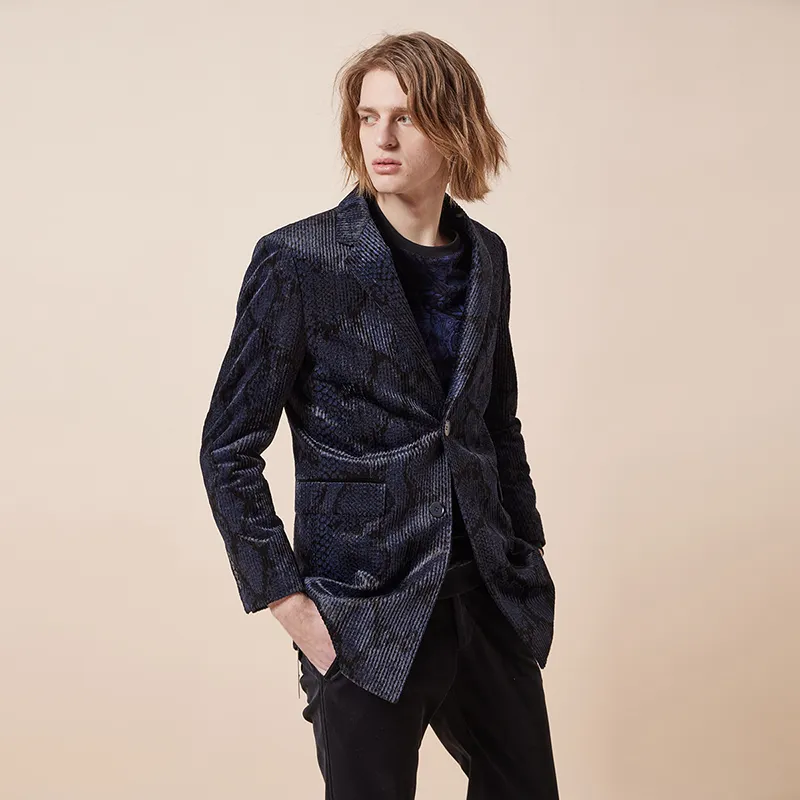 RARE Coats Men Blue-3