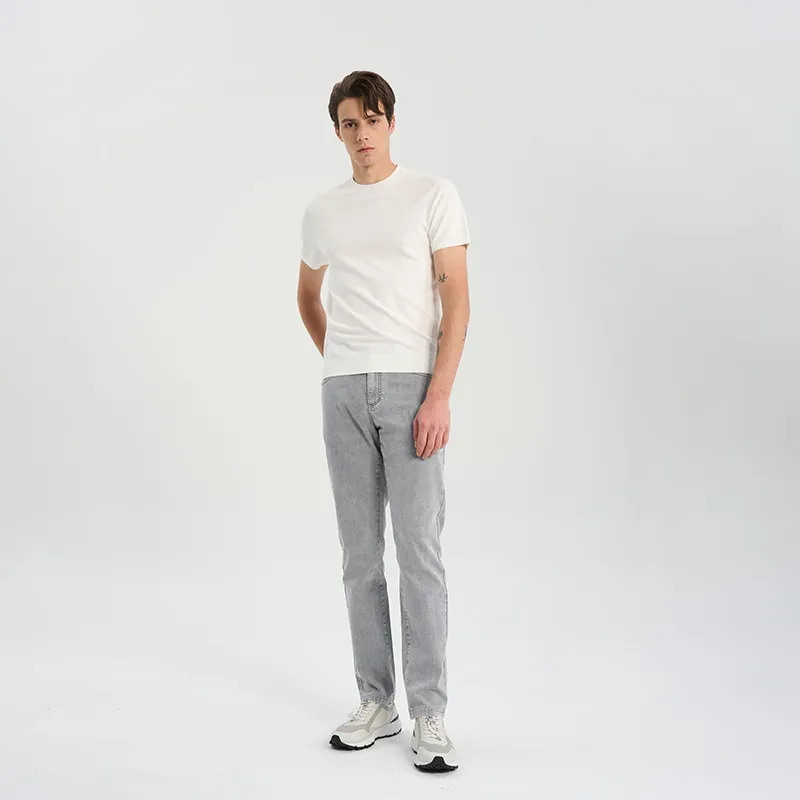 RARE Short Sleeved Sweater Men's White-6