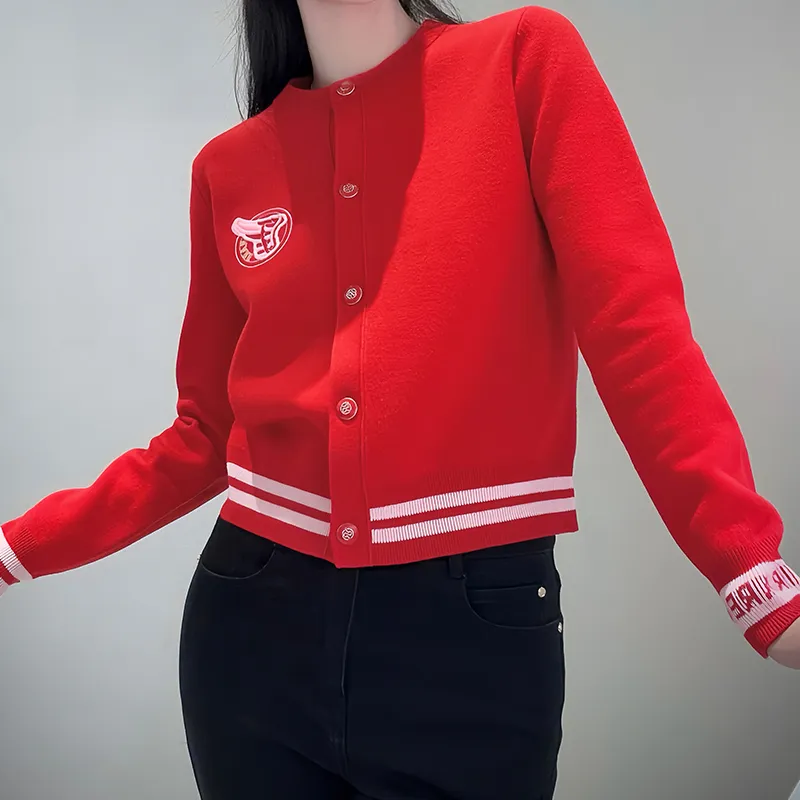 RARE CNY New Year's Collection Sweater Women's Red-3