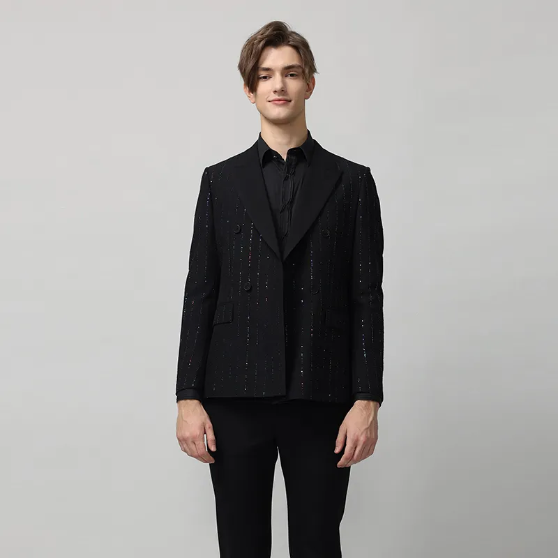 RARE Formal Single Suit Men's Black-3