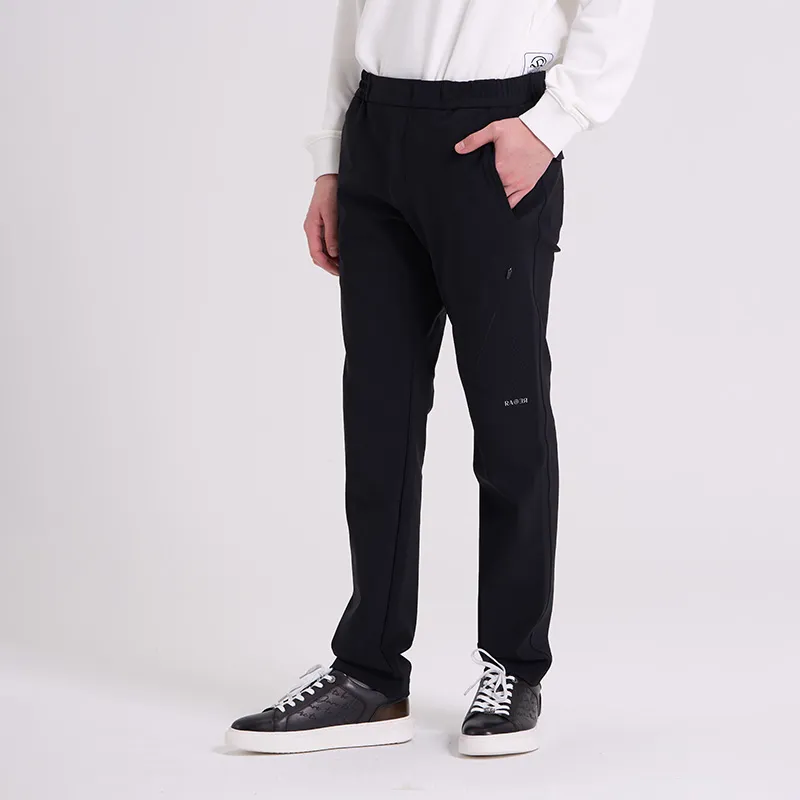 RARE Knitted Sweatpants Men's Black-4
