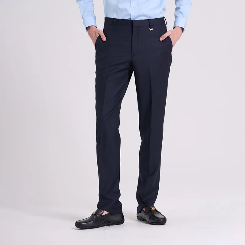 RARE Suit Trousers Men's Navy Blue-3