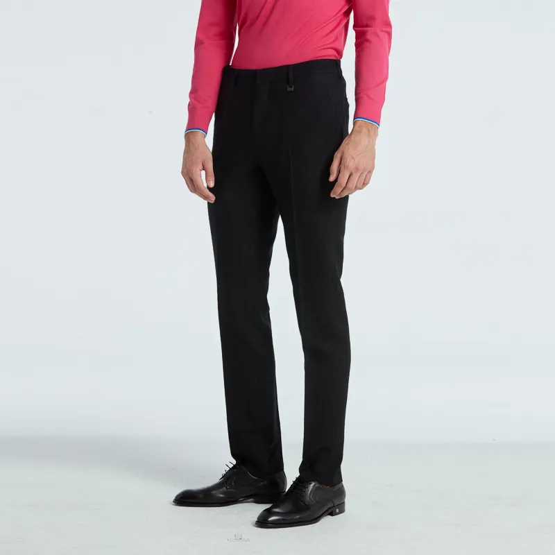 RARE Suit Trousers Men Black-3