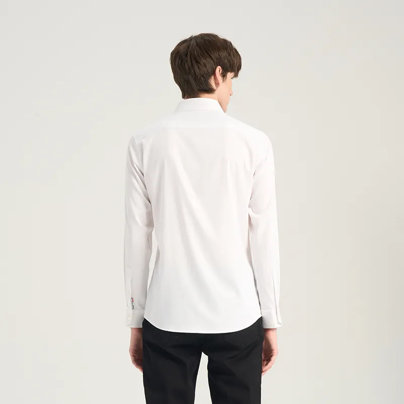 RARE Long Sleeved Shirts Men's White-3