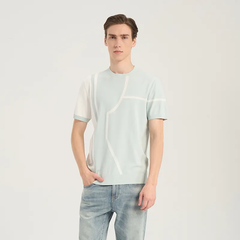 RARE Knitwear Men Green White-2
