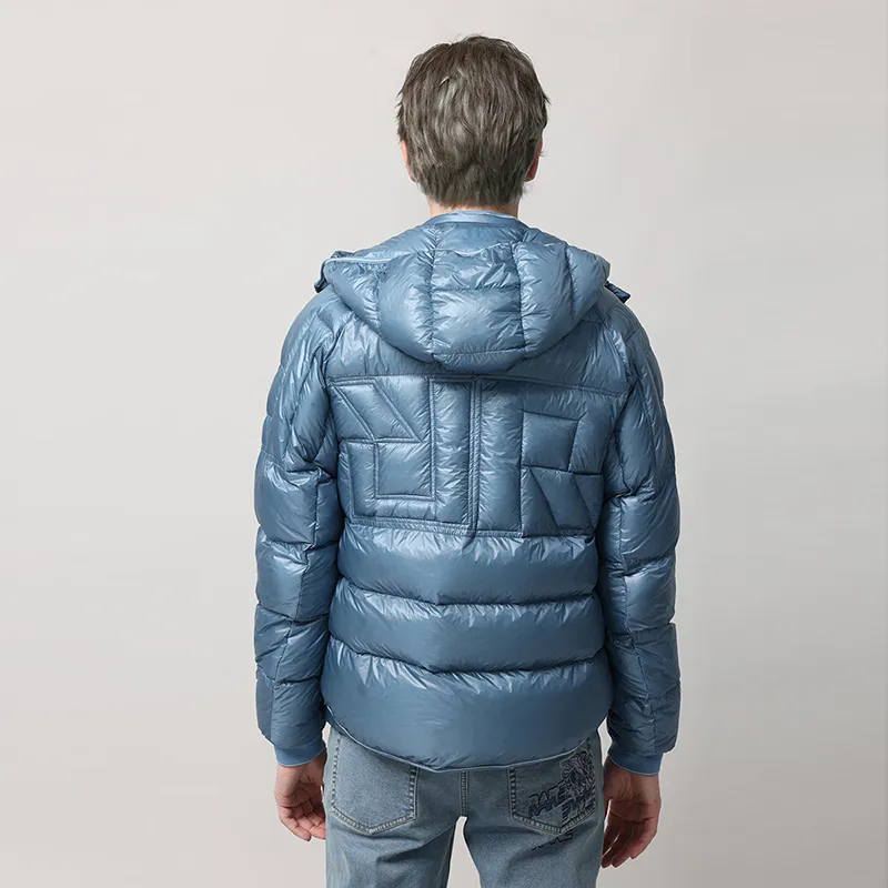 RARE Down Jackets Men Blue-4