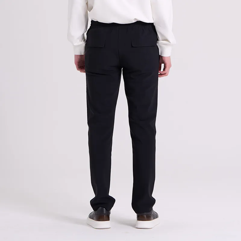 RARE Knitted Sweatpants Men's Black-5