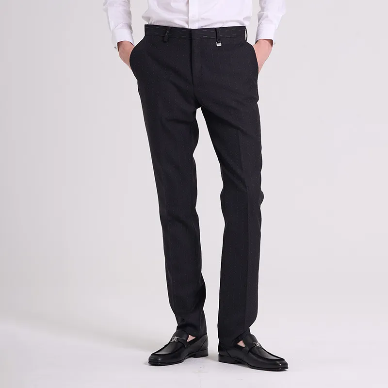 RARE Suit Trousers Men's Black Gray Color-3