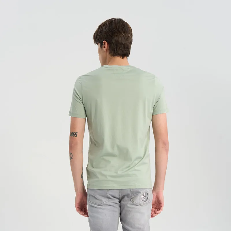 RARE Short Sleeved T Shirts Men's Light Green-6