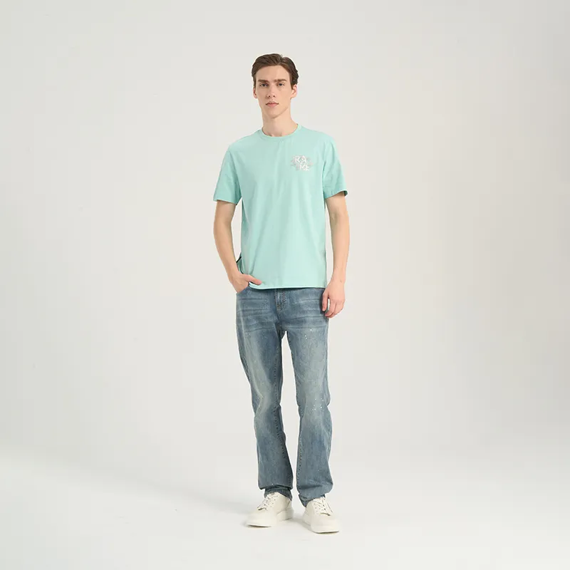 RARE T Shirts Men Green-6