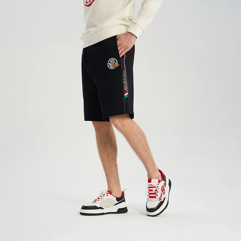 RARE Casual Shorts Men Black-5