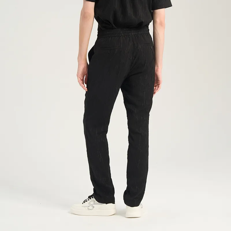 RARE Casual Pants Men Black-5