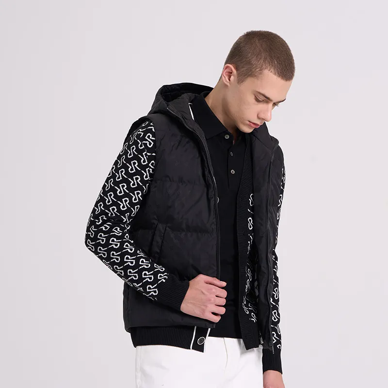 RARE Vests Men Black-3