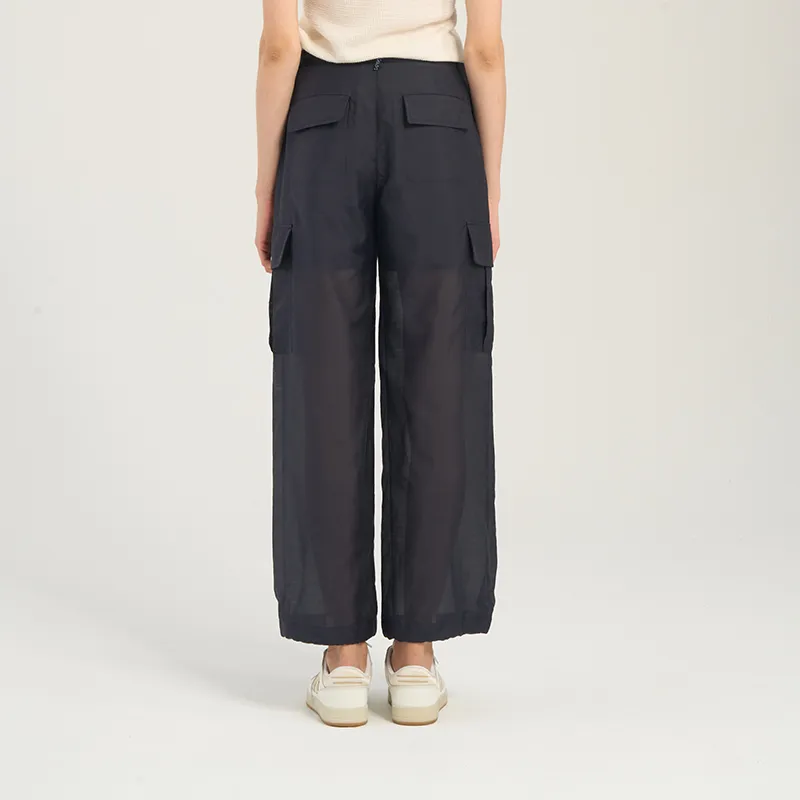 RARE Cargo Pants Women's Navy Blue-3