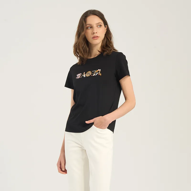 RARE T Shirts Women's Black-3