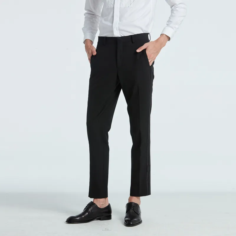 RARE Casual Pants Men Black-3